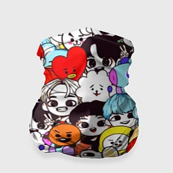 Бандана-труба BTS BT21, цвет: 3D-принт