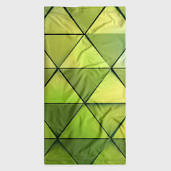 Бандана-труба Зелёные треугольники, цвет: 3D-принт — фото 2