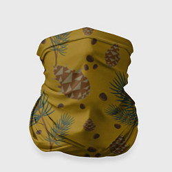 Бандана-труба Сибирские шишки, цвет: 3D-принт