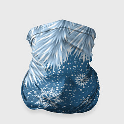 Бандана-труба Снежное Настроенние, цвет: 3D-принт