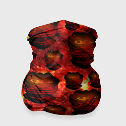 Бандана-труба Lava Monster Лавовый Монстр, цвет: 3D-принт