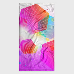 Бандана-труба Шечтиугольники яркие, цвет: 3D-принт — фото 2