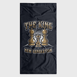 Бандана-труба Шахматный Король, цвет: 3D-принт — фото 2