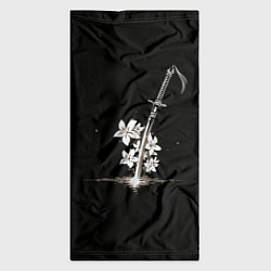 Бандана-труба Nier - Sword and Flowers, цвет: 3D-принт — фото 2