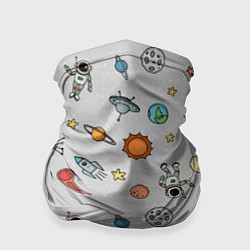 Бандана-труба Космический астронавт, цвет: 3D-принт