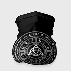 Бандана-труба КЕЛЬТСКИЙ УЗЕЛ РУНЫ RUNES Z, цвет: 3D-принт