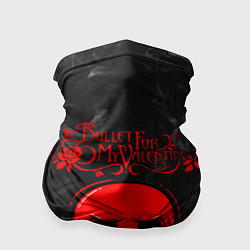 Бандана-труба Bullet For My Valentine Пуля для моей возлюбленной, цвет: 3D-принт