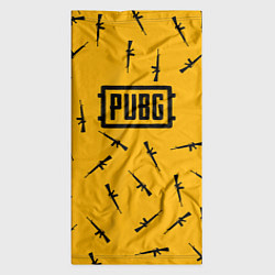 Бандана-труба PUBG АВТОМАТЫ ПАТТЕРН ЖЁЛТЫЙ, цвет: 3D-принт — фото 2