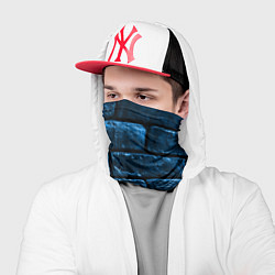 Бандана-труба Неоновая, кирпичная стена, цвет: 3D-принт — фото 2