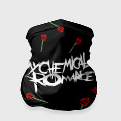 Бандана-труба MY CHEMICAL ROMANCE РОЗЫ MCR ROSES, цвет: 3D-принт