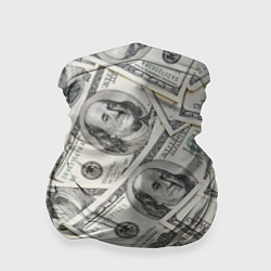 Бандана-труба Dollars money, цвет: 3D-принт