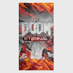 Бандана-труба DOOM ETERNAL ДУМ ПАЛАЧ РОКА В ОГНЕ, цвет: 3D-принт — фото 2