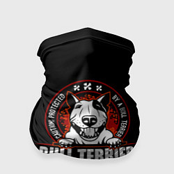Бандана-труба Бультерьер Bull Terrier, цвет: 3D-принт