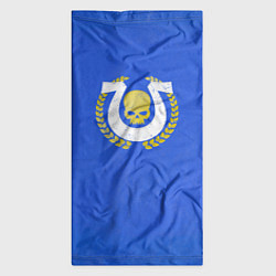 Бандана-труба Ультрамарины парадный вариант, цвет: 3D-принт — фото 2