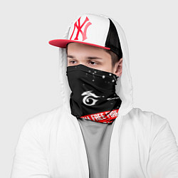 Бандана-труба GARENA FREE FIRE RED OFF LINE STYLE, цвет: 3D-принт — фото 2