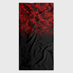 Бандана-труба BLACK RED CAMO RED MILLITARY, цвет: 3D-принт — фото 2