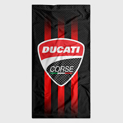 Бандана-труба DUCATI CARBON LOGO ITALY CONCERN, цвет: 3D-принт — фото 2