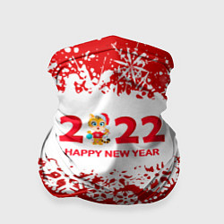 Бандана-труба Happy New Year 2022, цвет: 3D-принт
