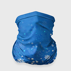 Бандана-труба Снежинки - С Новым Годом, цвет: 3D-принт