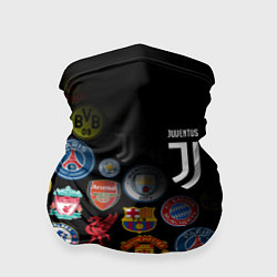 Бандана-труба JUVENTUS LOGOBOMBING SPORT, цвет: 3D-принт