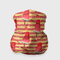 Бандана-труба Фруктовое мороженое, цвет: 3D-принт