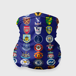 Бандана-труба Футбольные клубы Английской Премьер Лиги, цвет: 3D-принт