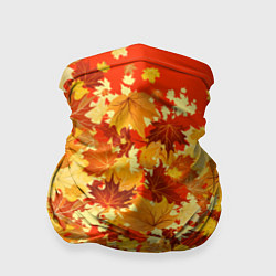 Бандана-труба Кленовый листопад, цвет: 3D-принт