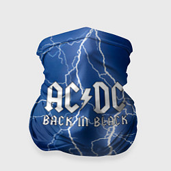 Бандана-труба ACDC гроза с молнией, цвет: 3D-принт