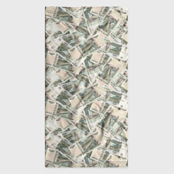 Бандана-труба Банкноты 10 рублей, цвет: 3D-принт — фото 2