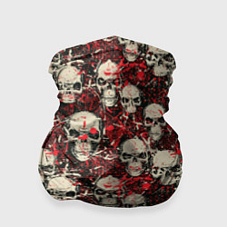 Бандана-труба Кровавые Черепа Skulls, цвет: 3D-принт