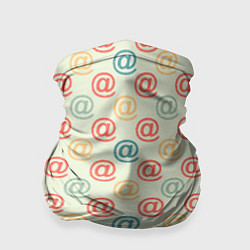 Бандана-труба E-mail почта, цвет: 3D-принт