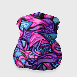 Бандана-труба Acid graffiti with skulls, цвет: 3D-принт