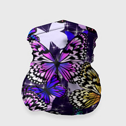 Бандана-труба Бабочки Butterflies, цвет: 3D-принт
