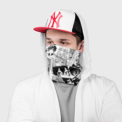 Бандана-труба Восхождение героя щита паттерн, цвет: 3D-принт — фото 2