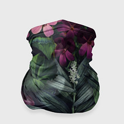 Бандана-труба Цветы Ночные, цвет: 3D-принт
