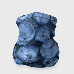 Бандана-труба Голубика - фон, цвет: 3D-принт