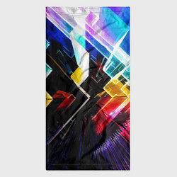 Бандана-труба Неоновая молния Абстракция Neon Lightning Abstract, цвет: 3D-принт — фото 2
