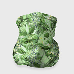Бандана-труба Цветы Синеголовники, цвет: 3D-принт