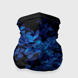 Бандана-труба BLUE FLOWERS Синие цветы, цвет: 3D-принт