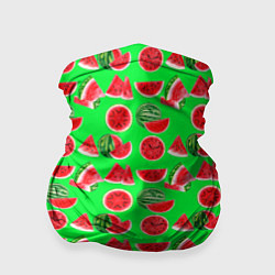Бандана-труба DELICIOUS WATERMELON, цвет: 3D-принт