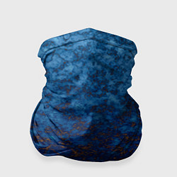 Бандана-труба Marble texture blue brown color, цвет: 3D-принт