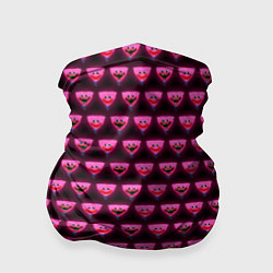 Бандана-труба Poppy Playtime - Kissy Missy Pattern - Huggy Wuggy, цвет: 3D-принт