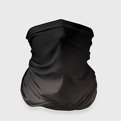 Бандана-труба Черный, серый бежевый градиент, цвет: 3D-принт