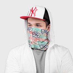 Бандана-труба Пять оттенков граффити, цвет: 3D-принт — фото 2