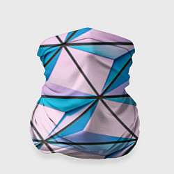 Бандана-труба Абстрактные геометрические панели, цвет: 3D-принт