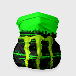 Бандана-труба Monster energy green neon, цвет: 3D-принт