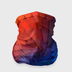 Бандана-труба Листы цветной бумаги, цвет: 3D-принт