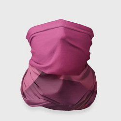 Бандана-труба Розовые геометрические фигуры, цвет: 3D-принт