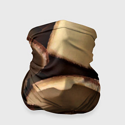 Бандана-труба Кусочки шоколадных яйиц, цвет: 3D-принт