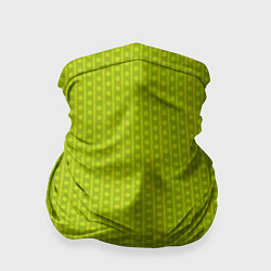 Бандана-труба Зеленый горошек абстракция, цвет: 3D-принт